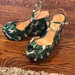 Ladies heeled dress summer shoes